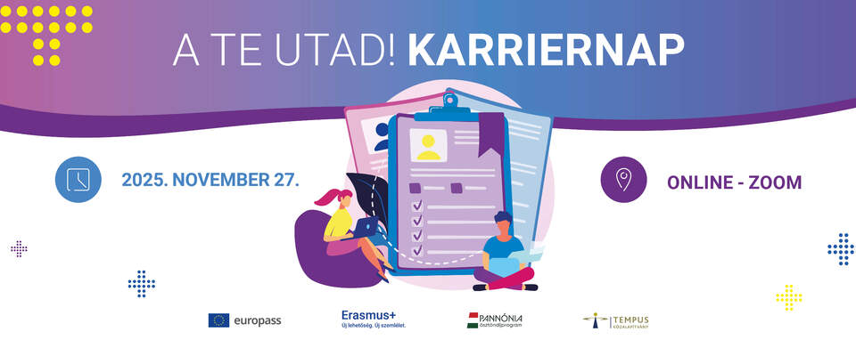 Ajánló grafika a A Te Utad! Karriernap című tartalomhoz.