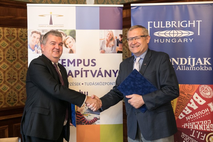 Megállapodás a Fulbright Bizottsággal