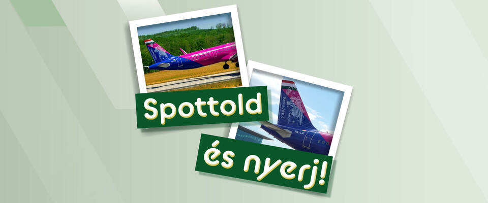 Ajánló grafika a Elindult a Spottold a Pannónia gépet és nyerj! promóciós játék című tartalomhoz.