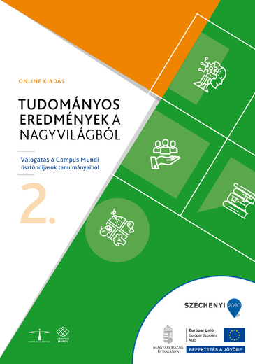 A Tudományos eredmények a nagyvilágból 2 rész kiadvány borítója különböző ikonokkal